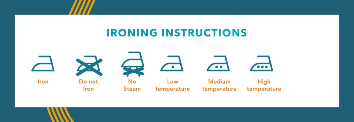 Laundry Ironing Symbols